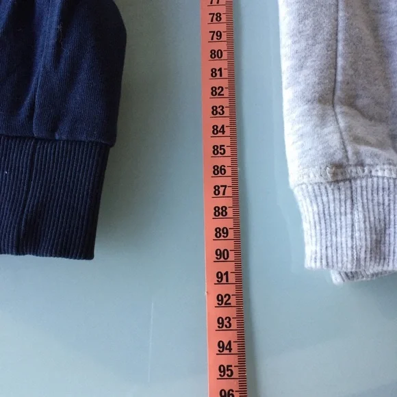 MOSSIMO boys track pants WIDE WORLD boys sweatpants sz 12 grey blue green red - Picture 13 of 14